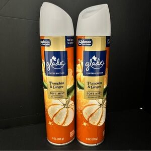 Glade Pumpkin & Ginger Soft Mist Air Freshener - Orange, Blue, Cream